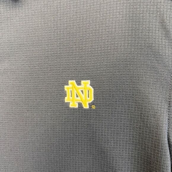 Med Cutter & Buck golf Notre Dame Fighting Irish Alumni Logo DryTec Solid Polo - Picture 5 of 10